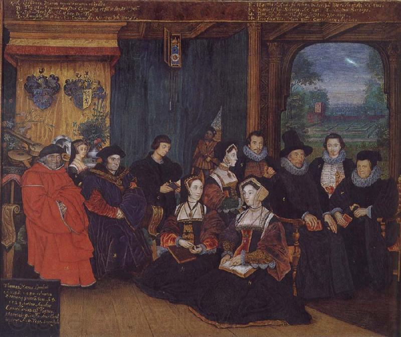 Rowland Lockey Thomas More and Family
